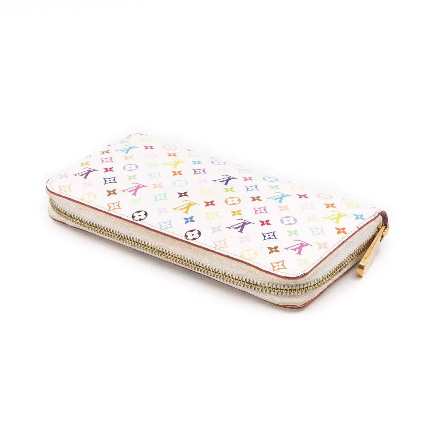Louis-vuitton Zippy Wallet Multicolore White