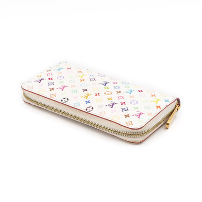 Louis-vuitton Zippy Wallet Multicolore White