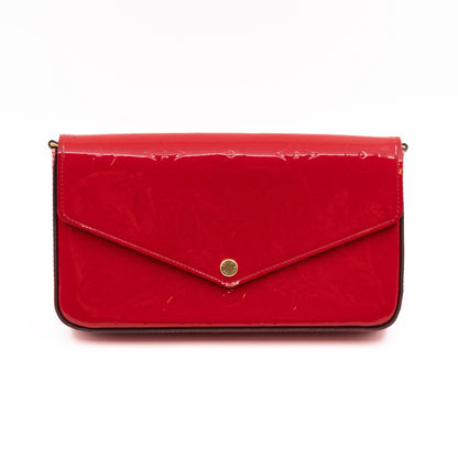 Louis-vuitton Pochette Felicie Vernis Red