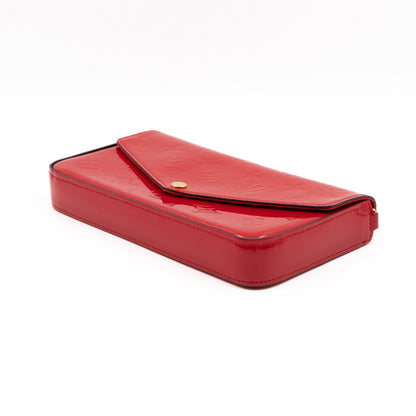 Louis-vuitton Pochette Felicie Vernis Red