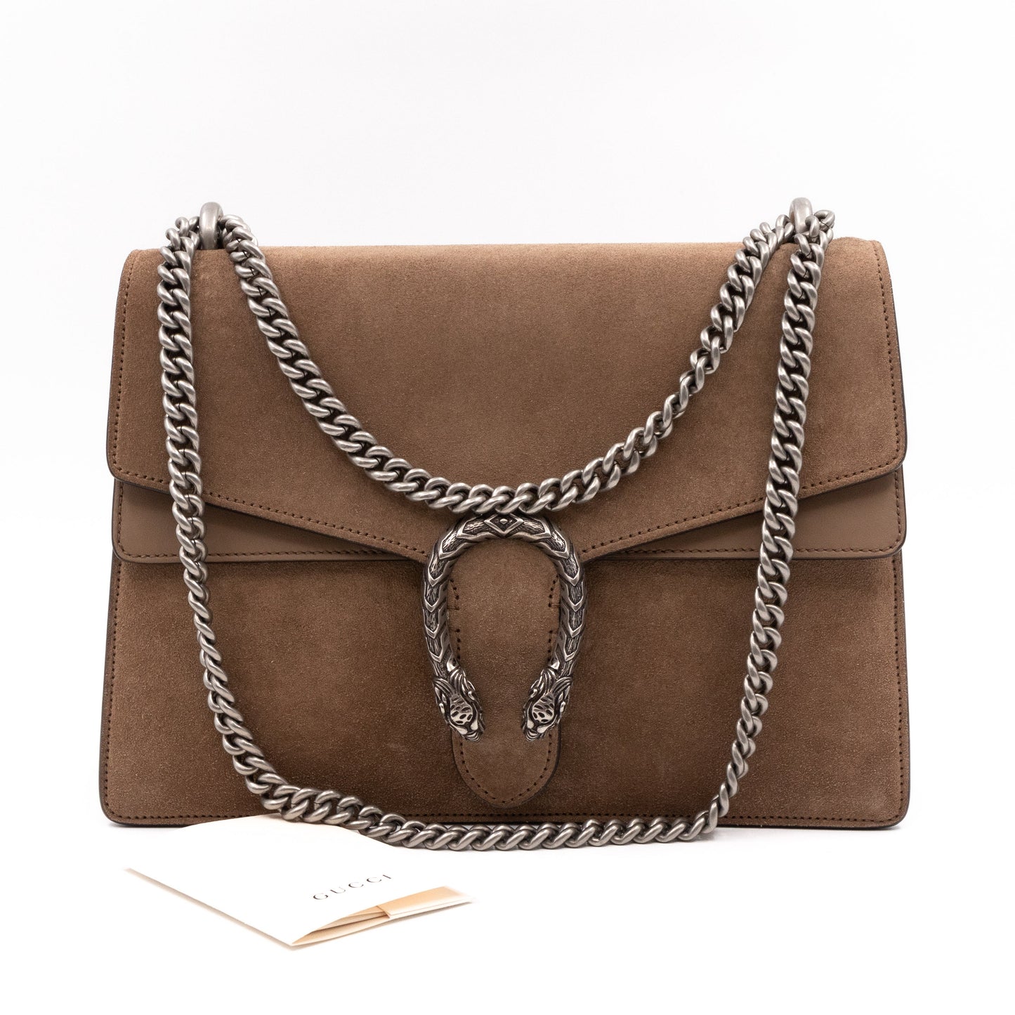 Dionysus Medium Beige Suede