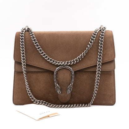 Dionysus Medium Beige Suede