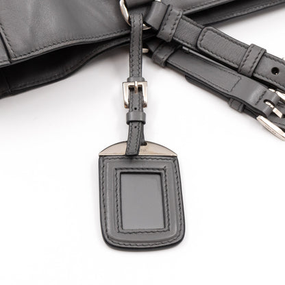Shopping Tote Grey Soft Calfskin