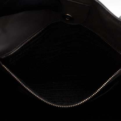 Shopping Tote Grey Soft Calfskin