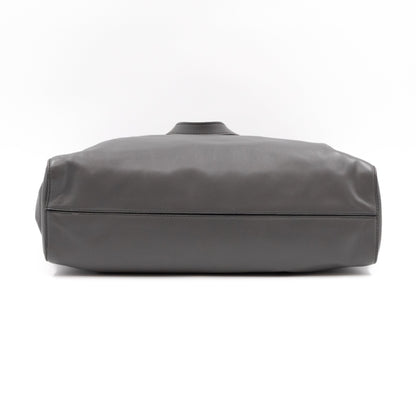 Shopping Tote Grey Soft Calfskin