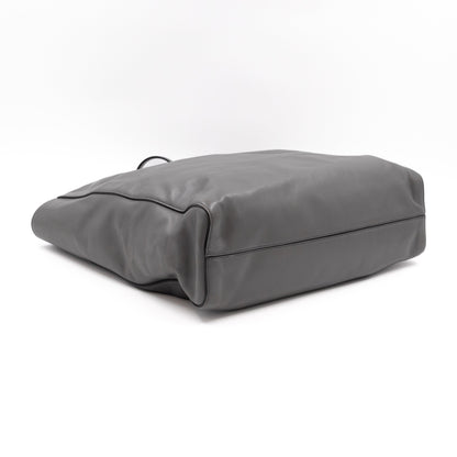 Shopping Tote Grey Soft Calfskin