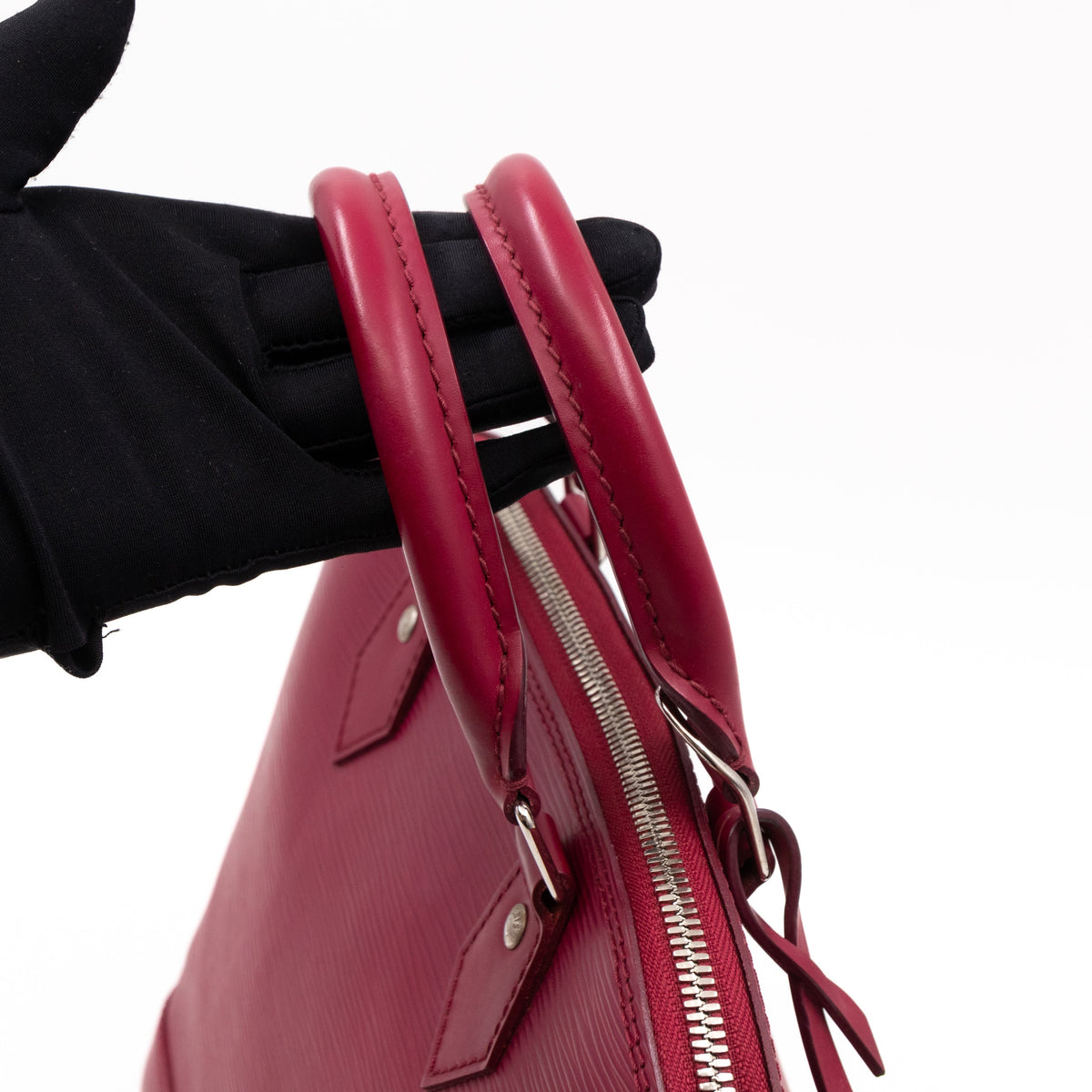 Louis-vuitton Alma PM Epi Leather Fuchsia with Shoulder Strap