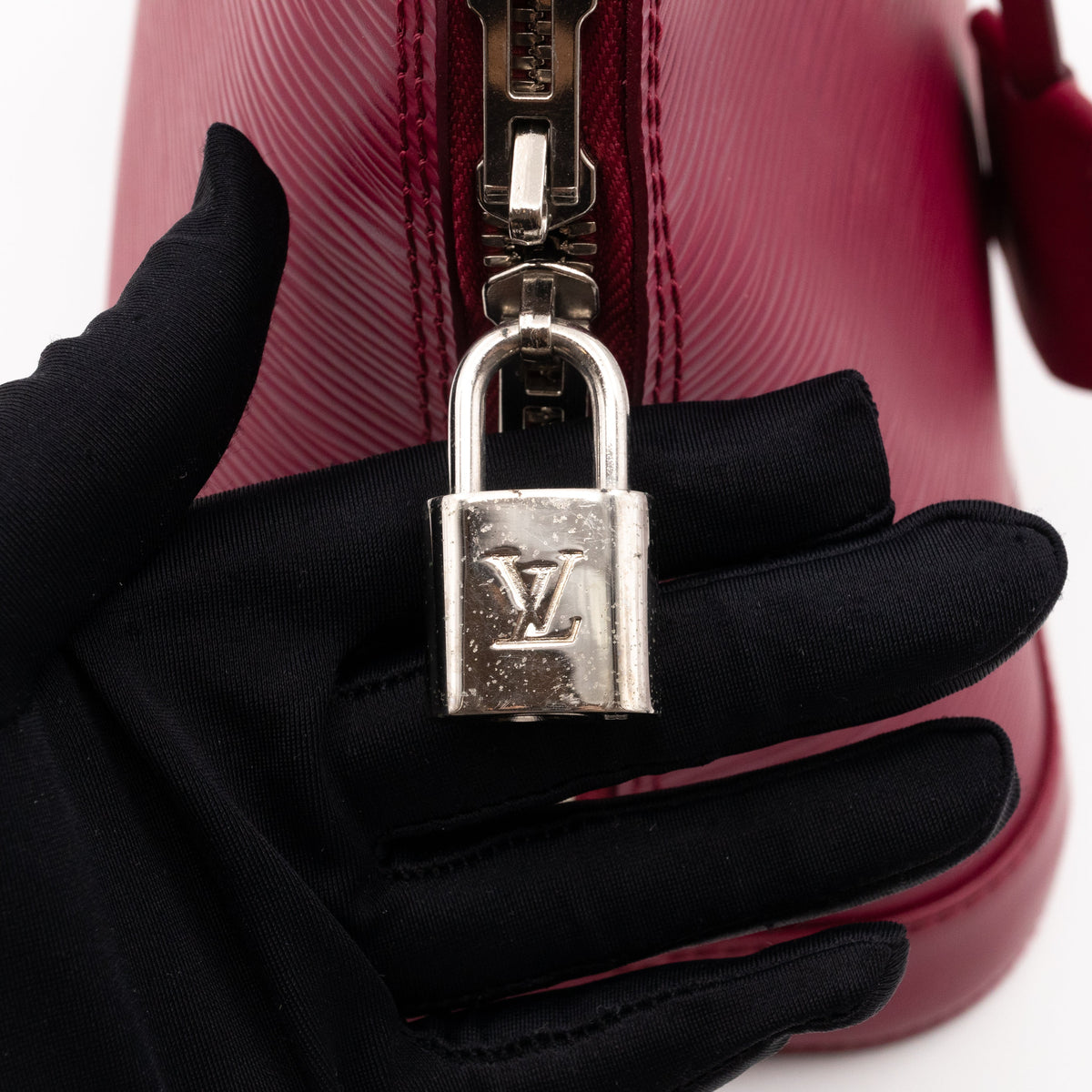 Louis-vuitton Alma PM Epi Leather Fuchsia with Shoulder Strap