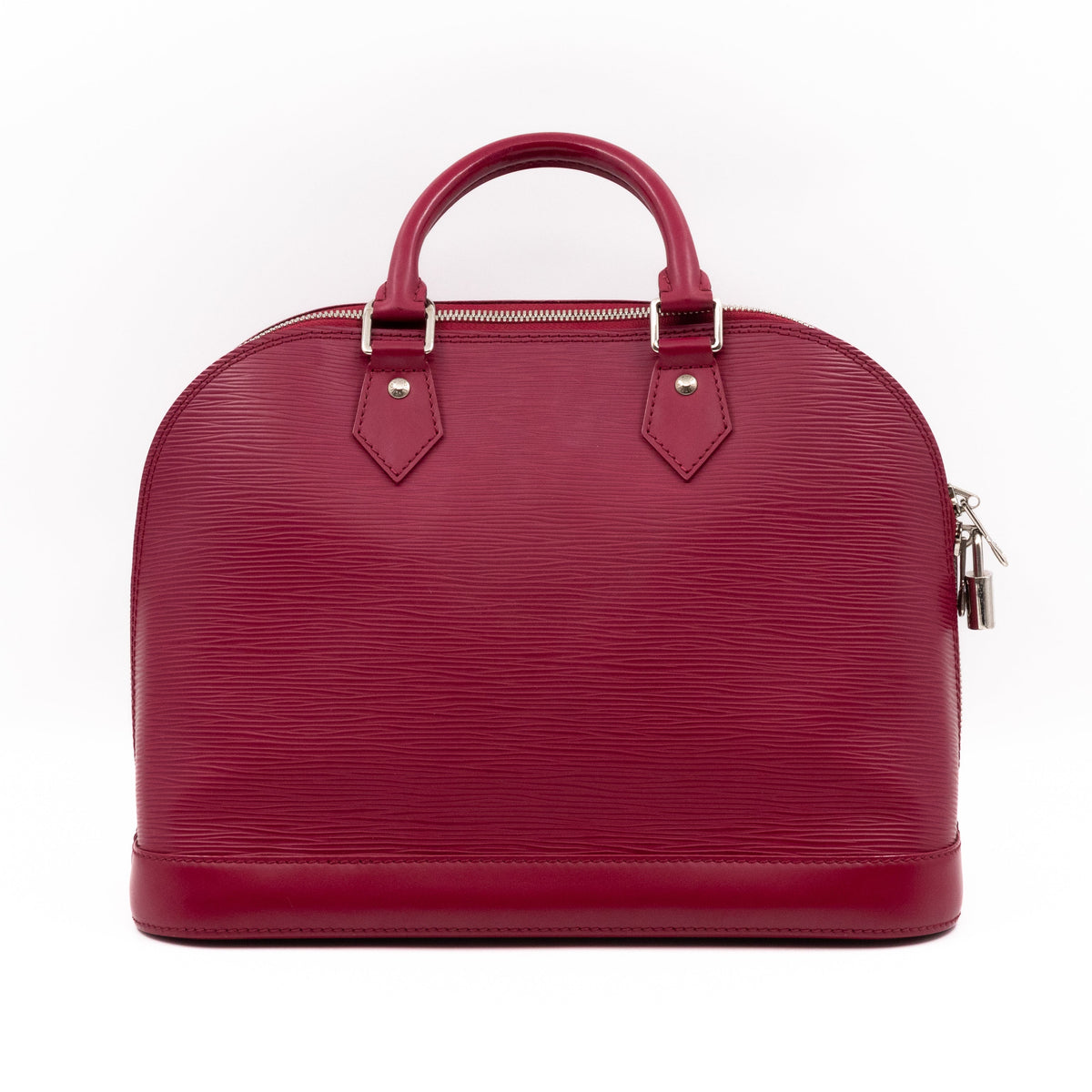 Louis-vuitton Alma PM Epi Leather Fuchsia with Shoulder Strap