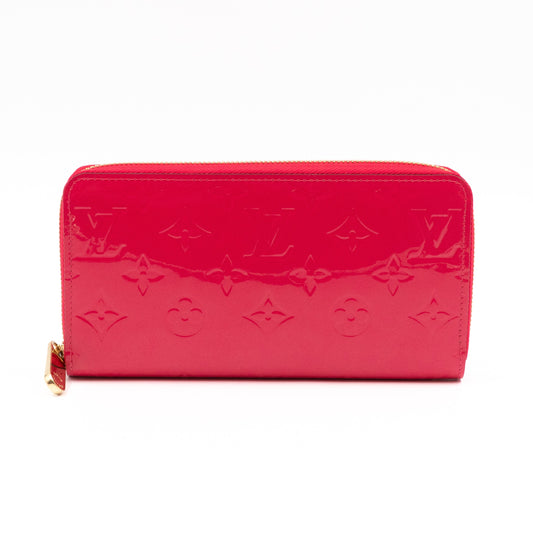Zippy Wallet Vernis Hot Pink