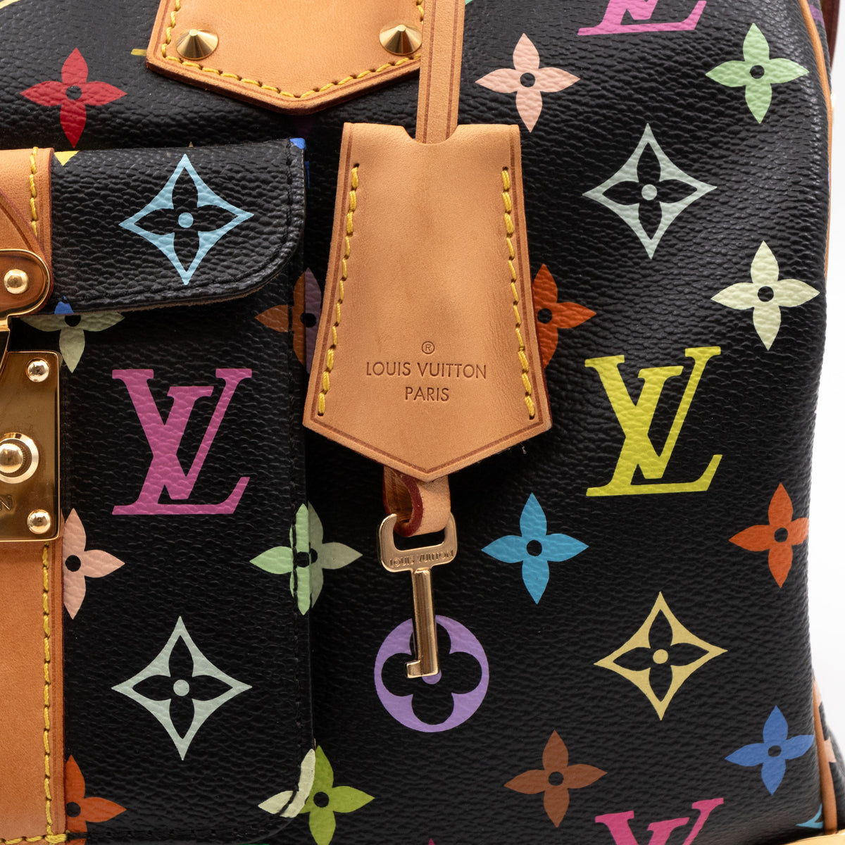 Louis-vuitton Speedy 30 Multicolore Black