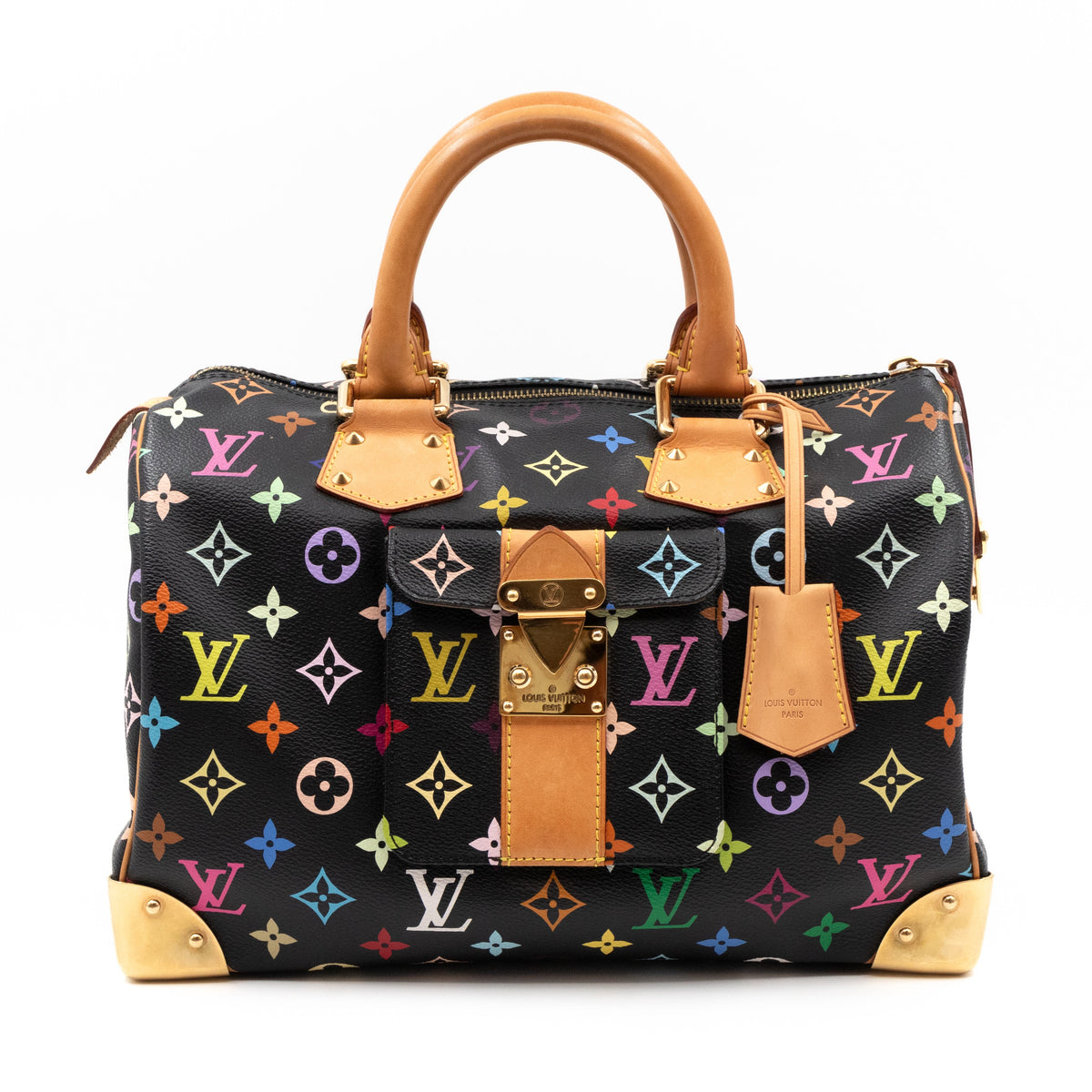 Louis-vuitton Speedy 30 Multicolore Black