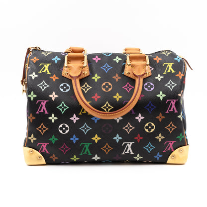 Louis-vuitton Speedy 30 Multicolore Black