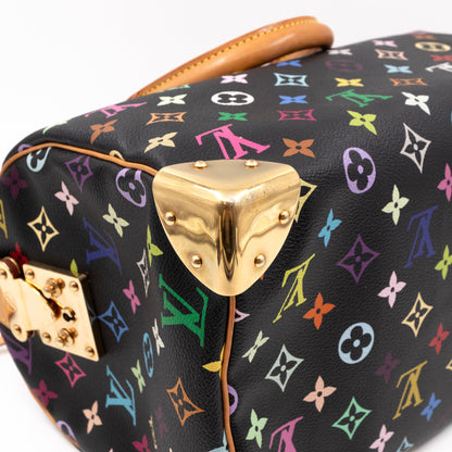 Louis-vuitton Speedy 30 Multicolore Black