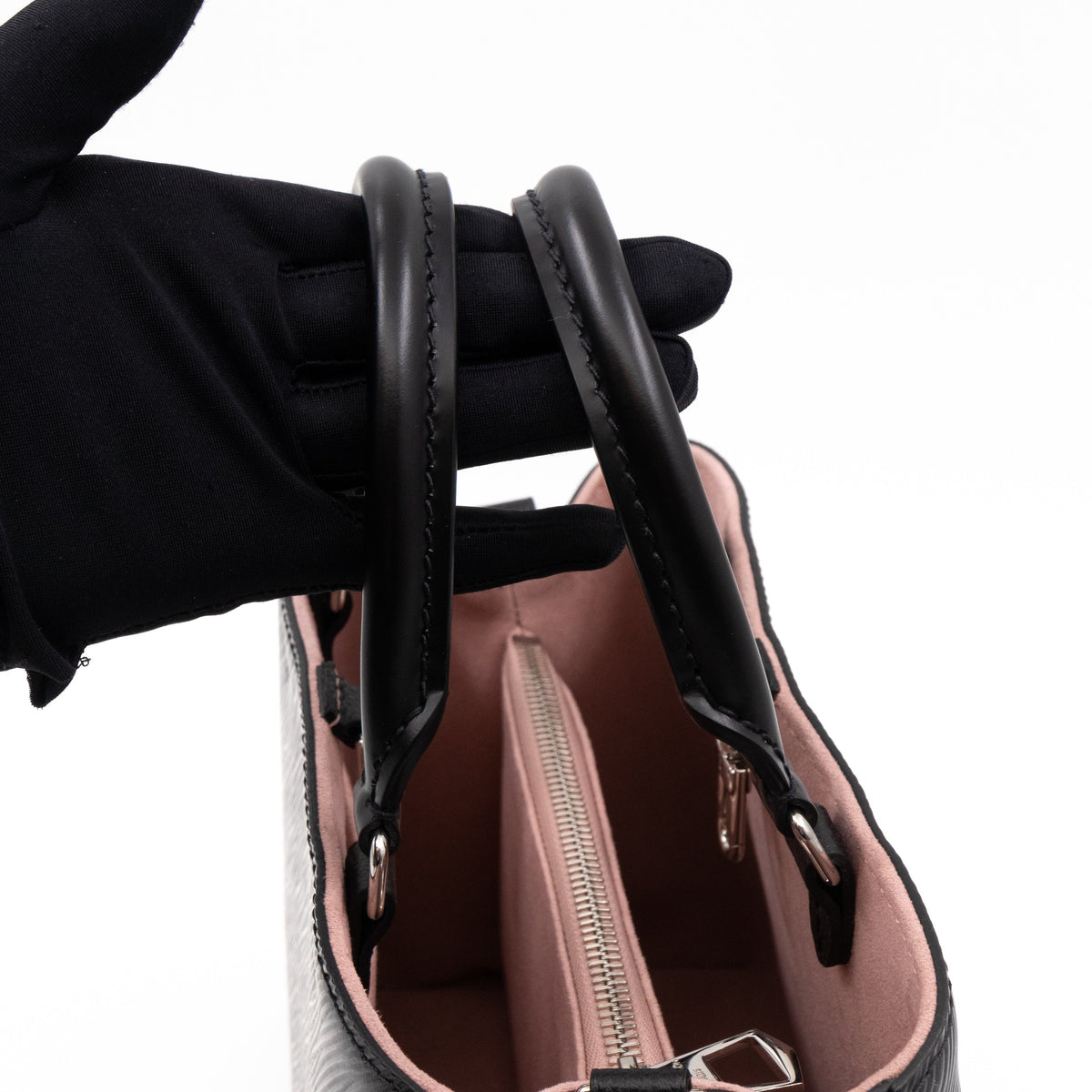 Louis-vuitton Marelle BB Tote Bag Epi Leather Black