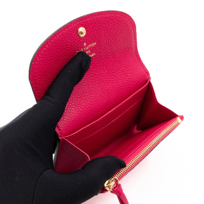 Louis-vuitton Rosalie Coin Purse Monogram Empreinte Rose Pondichery