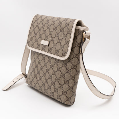 Small Messenger GG Canvas White