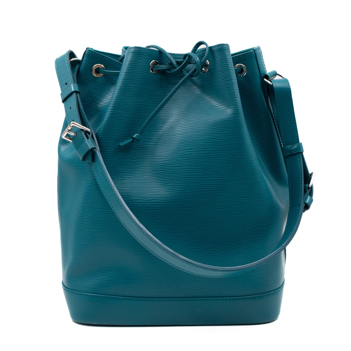 Louis-vuitton Noe Epi Leather Cyan