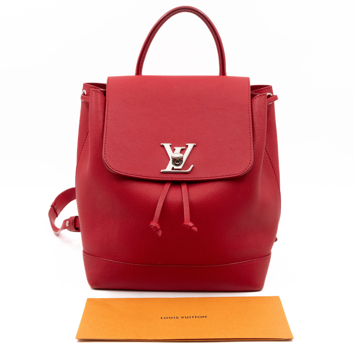 Louis-vuitton Lockme Backpack Rubis Leather