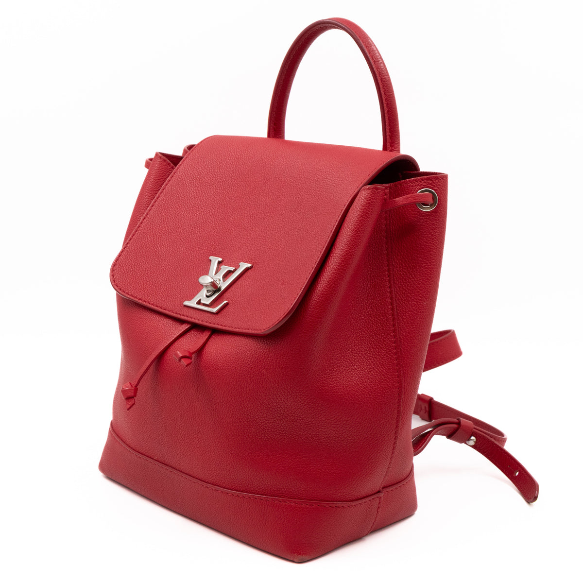 Louis-vuitton Lockme Backpack Rubis Leather