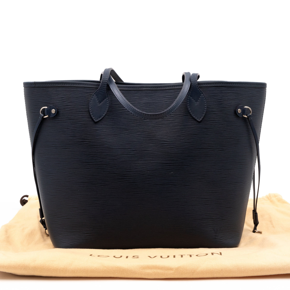 Louis-vuitton Neverfull MM Epi Leather Indigo