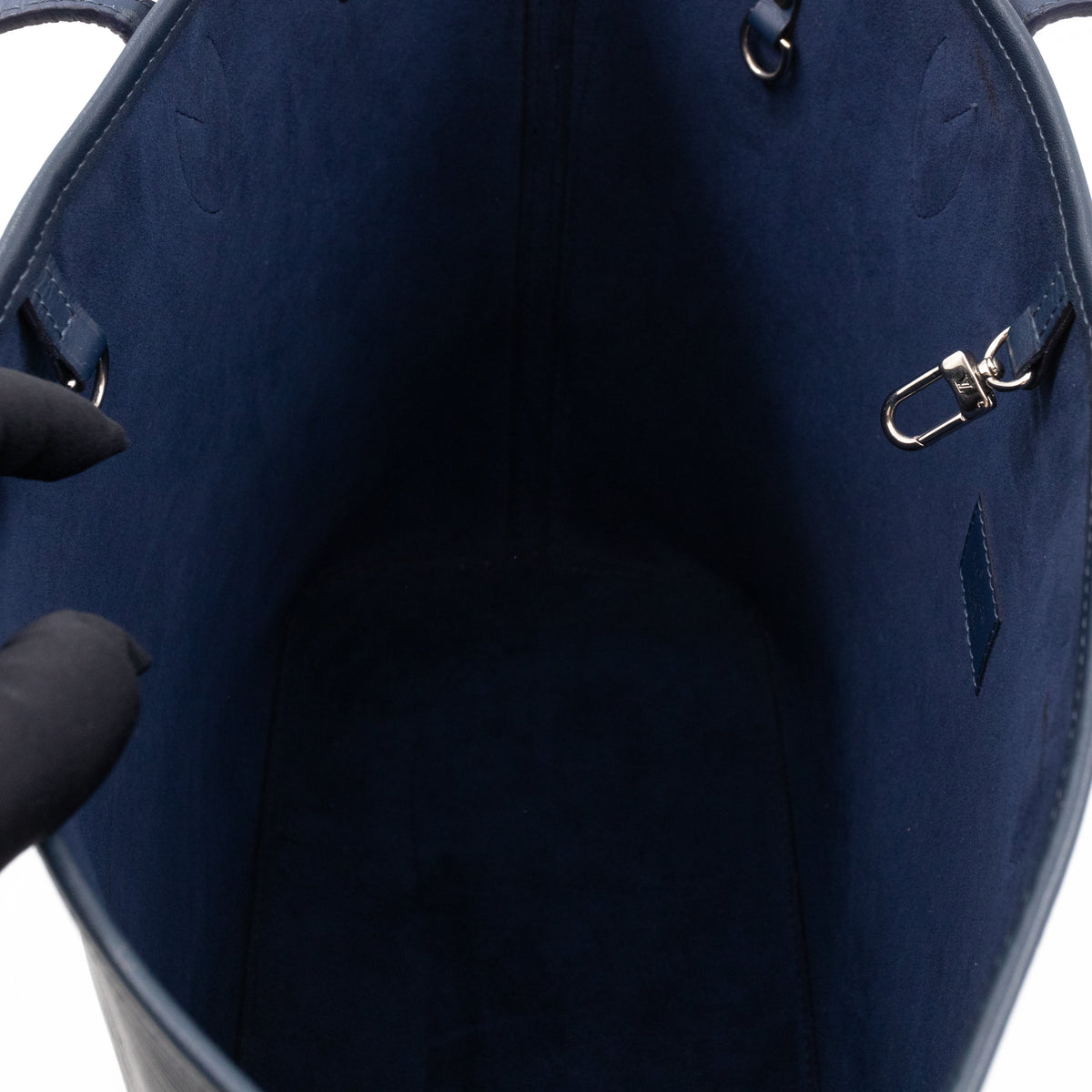 Louis-vuitton Neverfull MM Epi Leather Indigo