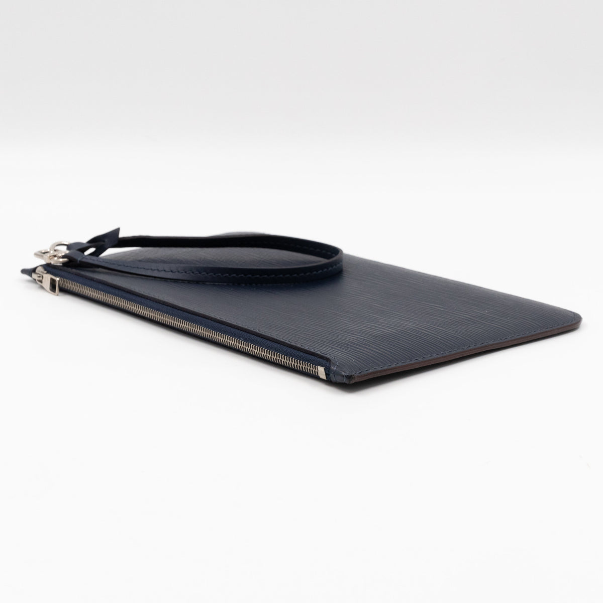 Louis-vuitton Neverfull Pochette Indigo Epi Leather