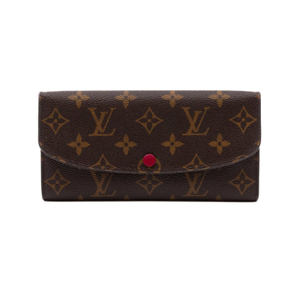 Louis-vuitton Emilie Wallet Monogram Fuchsia