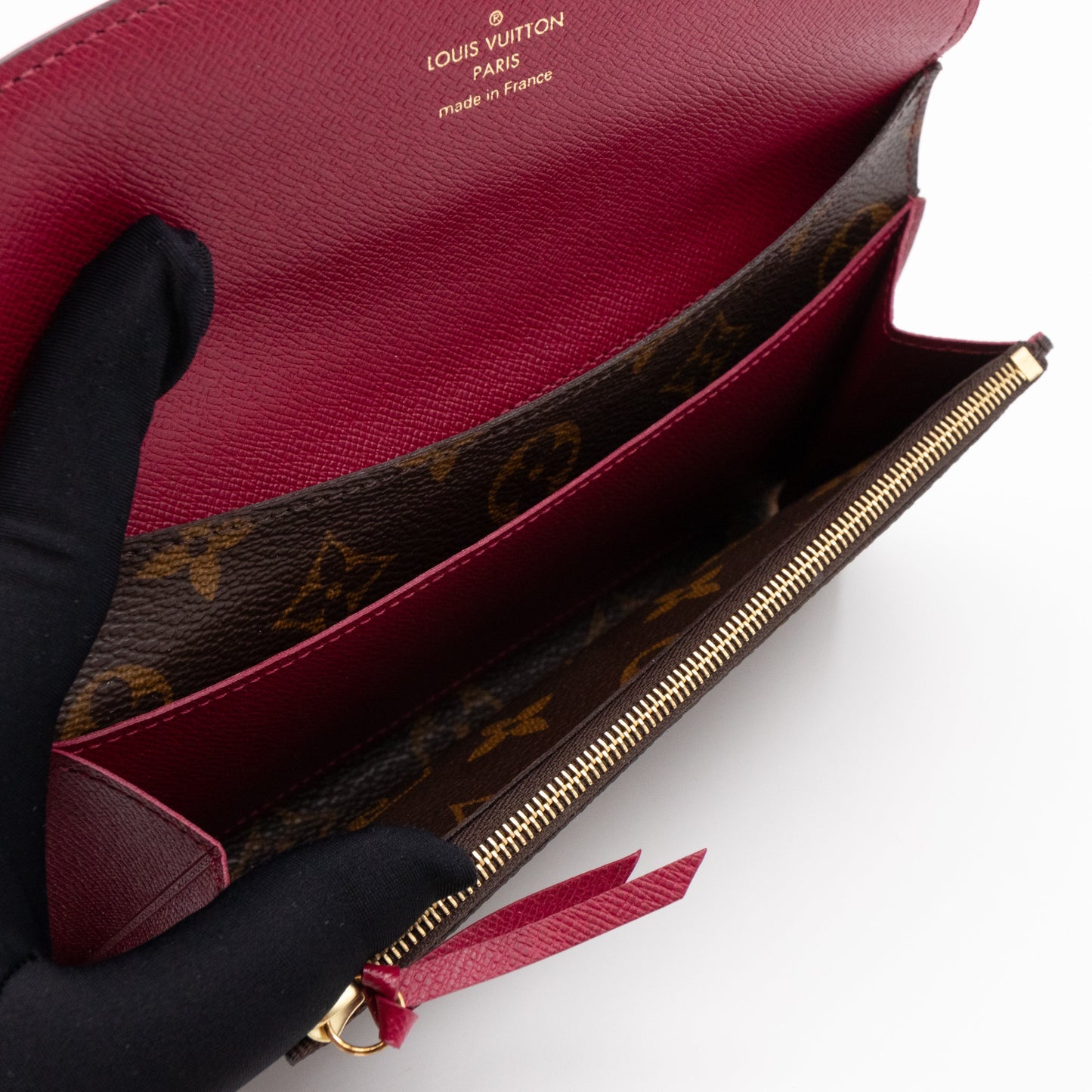 Louis-vuitton Emilie Wallet Monogram Fuchsia