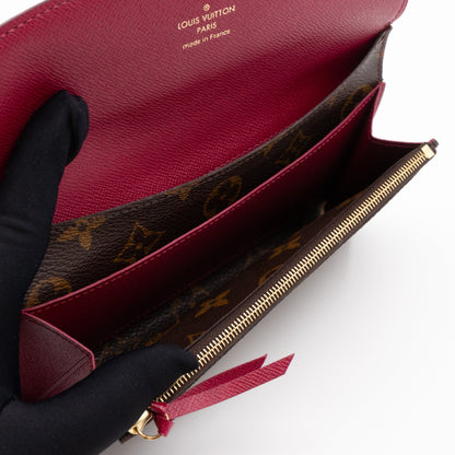 Louis-vuitton Emilie Wallet Monogram Fuchsia