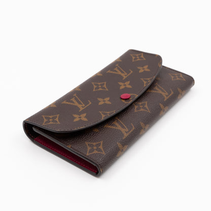 Louis-vuitton Emilie Wallet Monogram Fuchsia