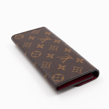 Louis-vuitton Emilie Wallet Monogram Fuchsia