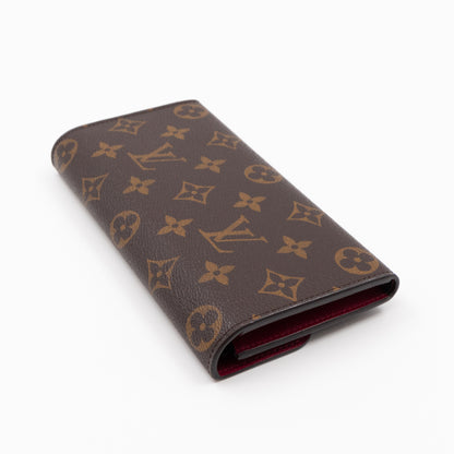 Louis-vuitton Emilie Wallet Monogram Fuchsia