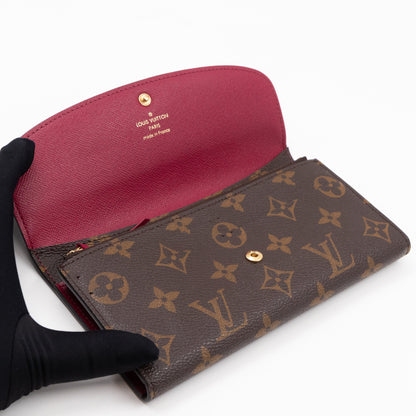 Louis-vuitton Emilie Wallet Monogram Fuchsia