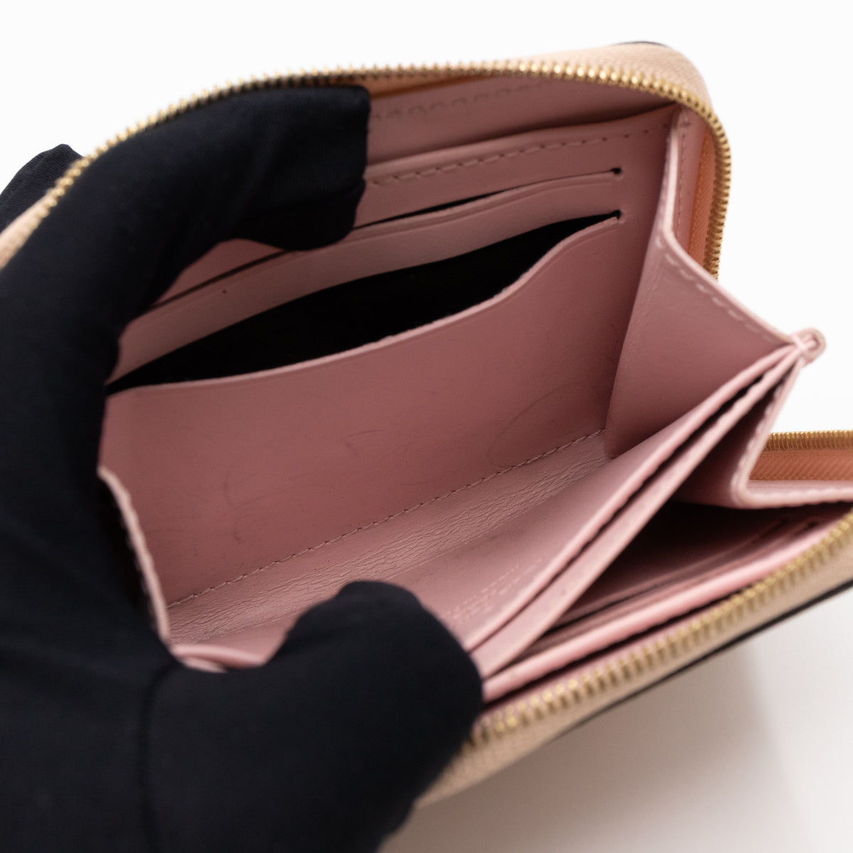 Louis-vuitton Zippy Coin Purse Vernis Rayures Dune