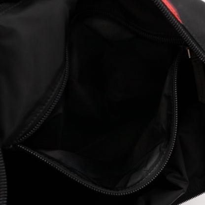 Tessuto Nylon Shopping Tote Stampato Lips