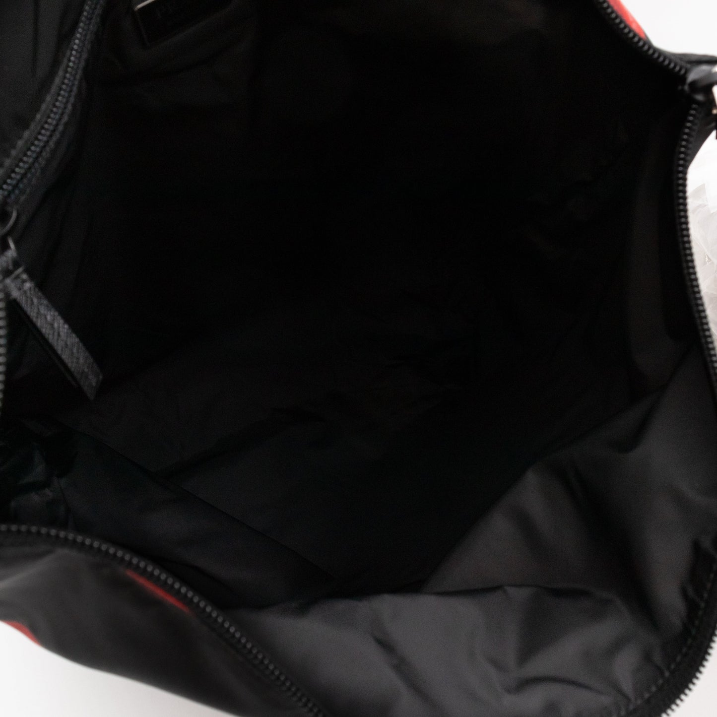 Tessuto Nylon Shopping Tote Stampato Lips
