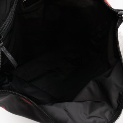 Tessuto Nylon Shopping Tote Stampato Lips