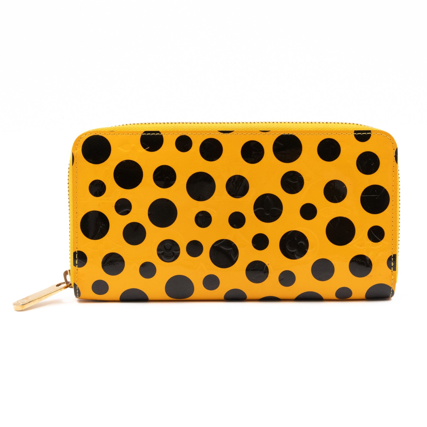 Louis-vuitton Zippy Wallet Vernis Dots Infinity Yellow