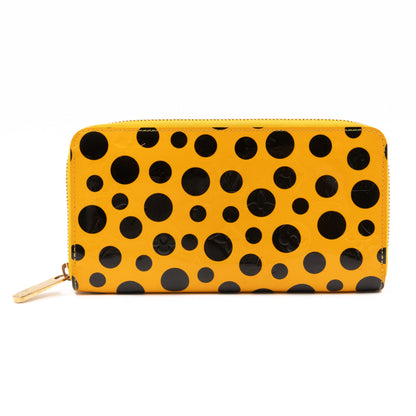 Louis-vuitton Zippy Wallet Vernis Dots Infinity Yellow