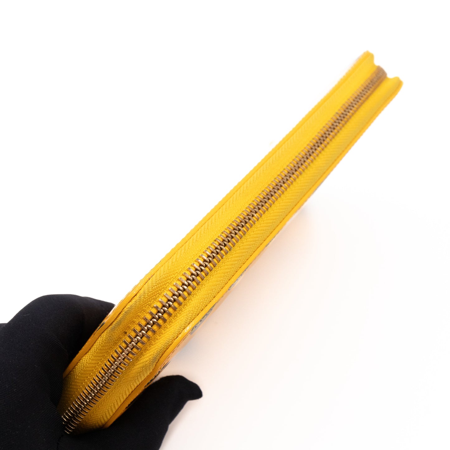 Louis-vuitton Zippy Wallet Vernis Dots Infinity Yellow