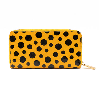 Louis-vuitton Zippy Wallet Vernis Dots Infinity Yellow