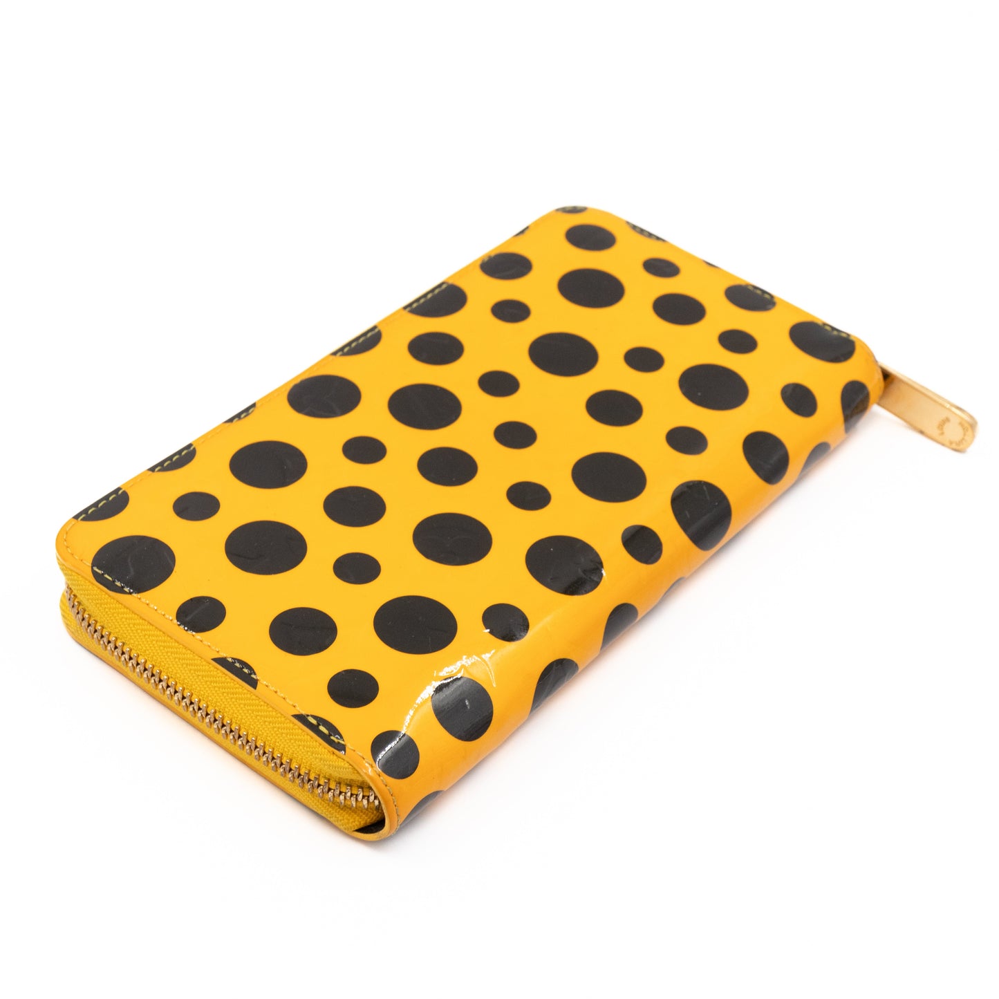 Louis-vuitton Zippy Wallet Vernis Dots Infinity Yellow