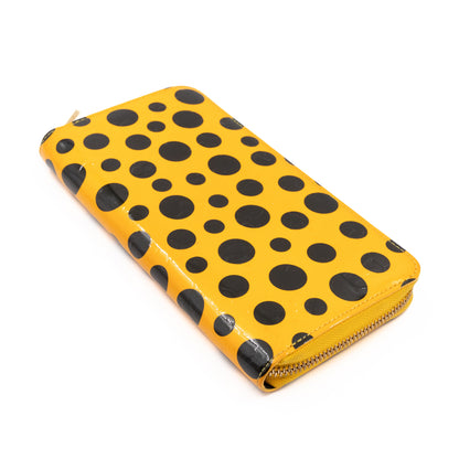 Louis-vuitton Zippy Wallet Vernis Dots Infinity Yellow