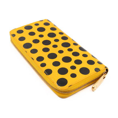 Louis-vuitton Zippy Wallet Vernis Dots Infinity Yellow