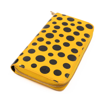 Louis-vuitton Zippy Wallet Vernis Dots Infinity Yellow