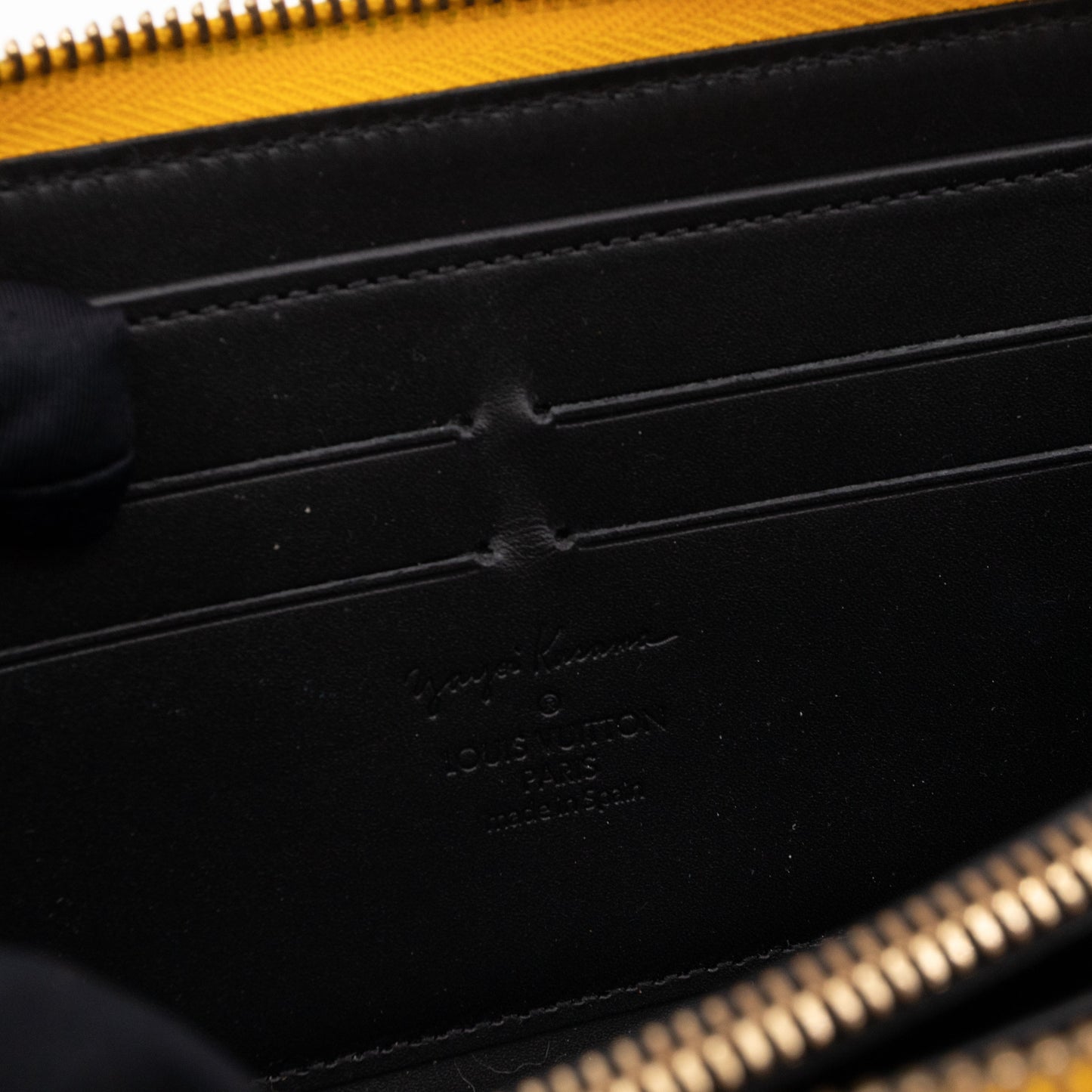 Louis-vuitton Zippy Wallet Vernis Dots Infinity Yellow