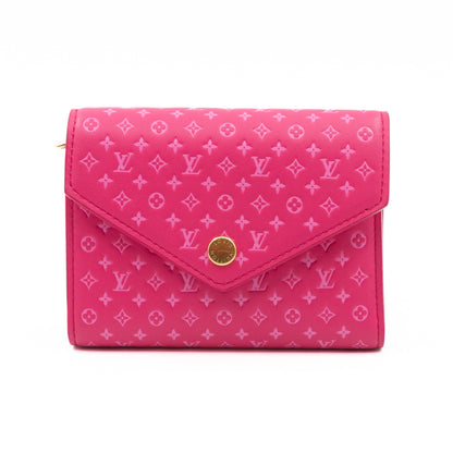 Victorine Wallet Nanogram Leather Rose