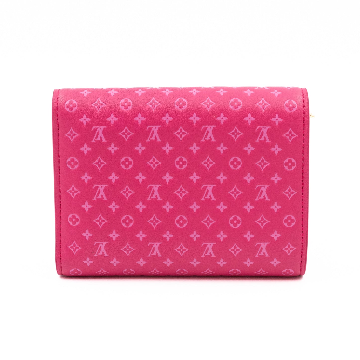 Victorine Wallet Nanogram Leather Rose