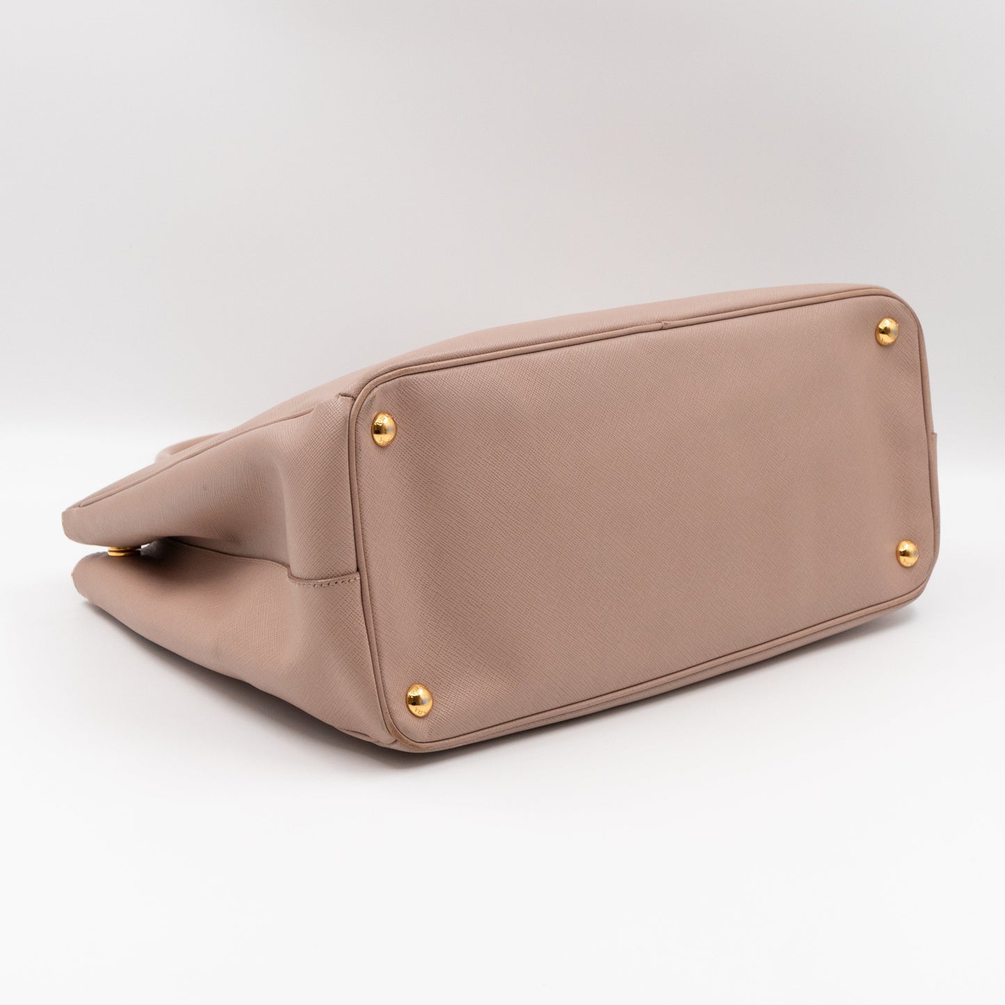Galleria Large Double Zip Light Pink Saffiano